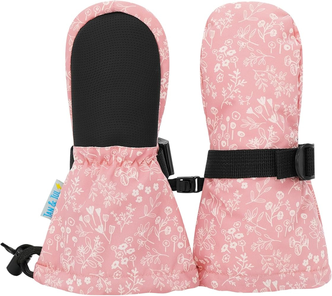 JAN & JUL Girls' Waterproof Thumbless Baby Mittens with Fleece Lining for Winter (Prairie Flower,... | Amazon (CA)