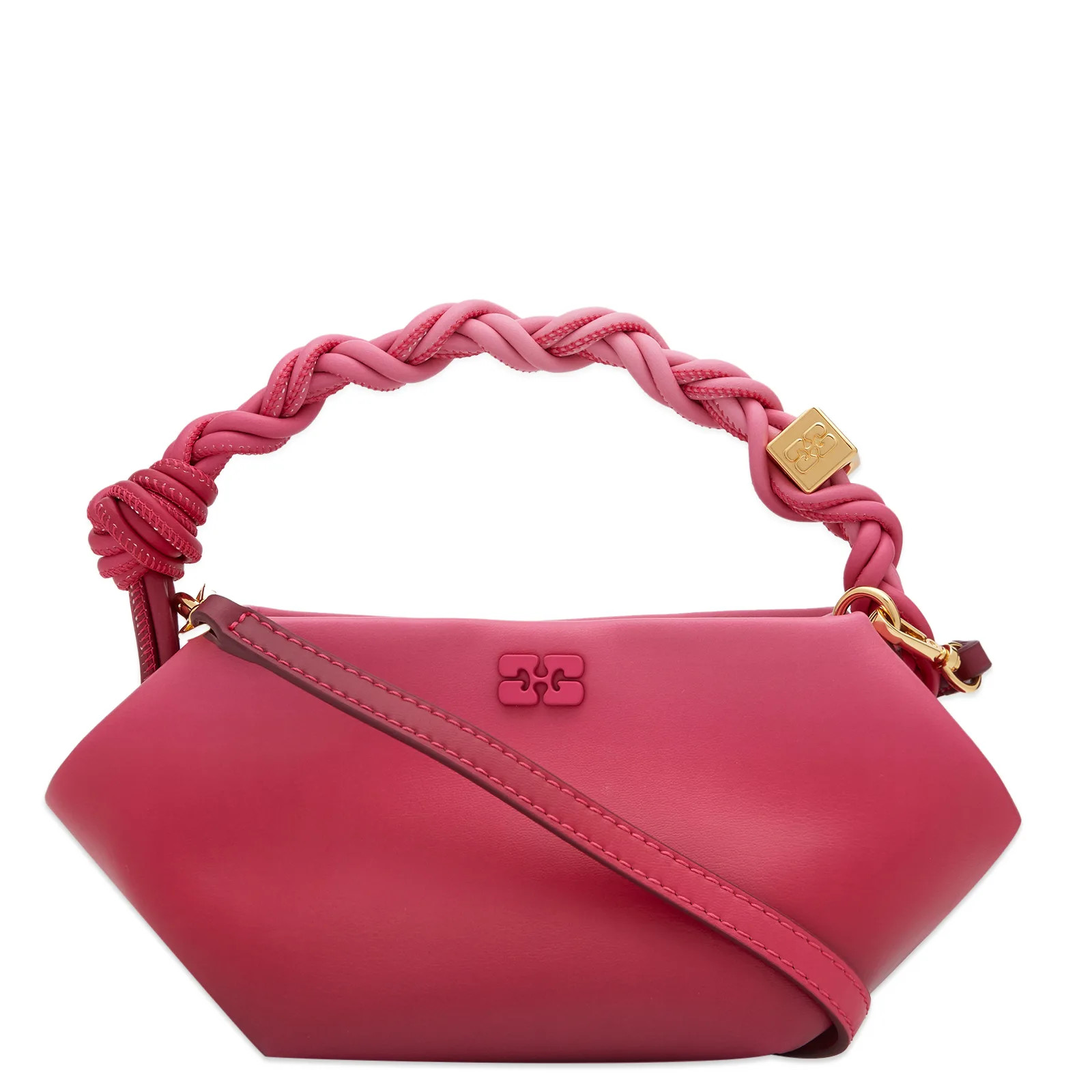 GANNI Women's Bou Bag Mini Gradient Hot Pink | END. Clothing
