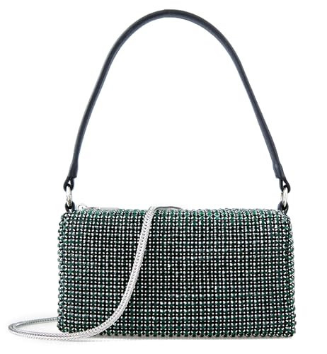 NOGUTU Green Rhinestone Purse Green Evening Bag Green Rhinestone Bag Green Glutch Purses for Women | Amazon (US)