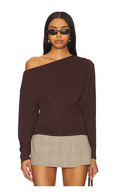 ASTR the Label Nary Top in Brown from Revolve.com | Revolve Clothing (Global)