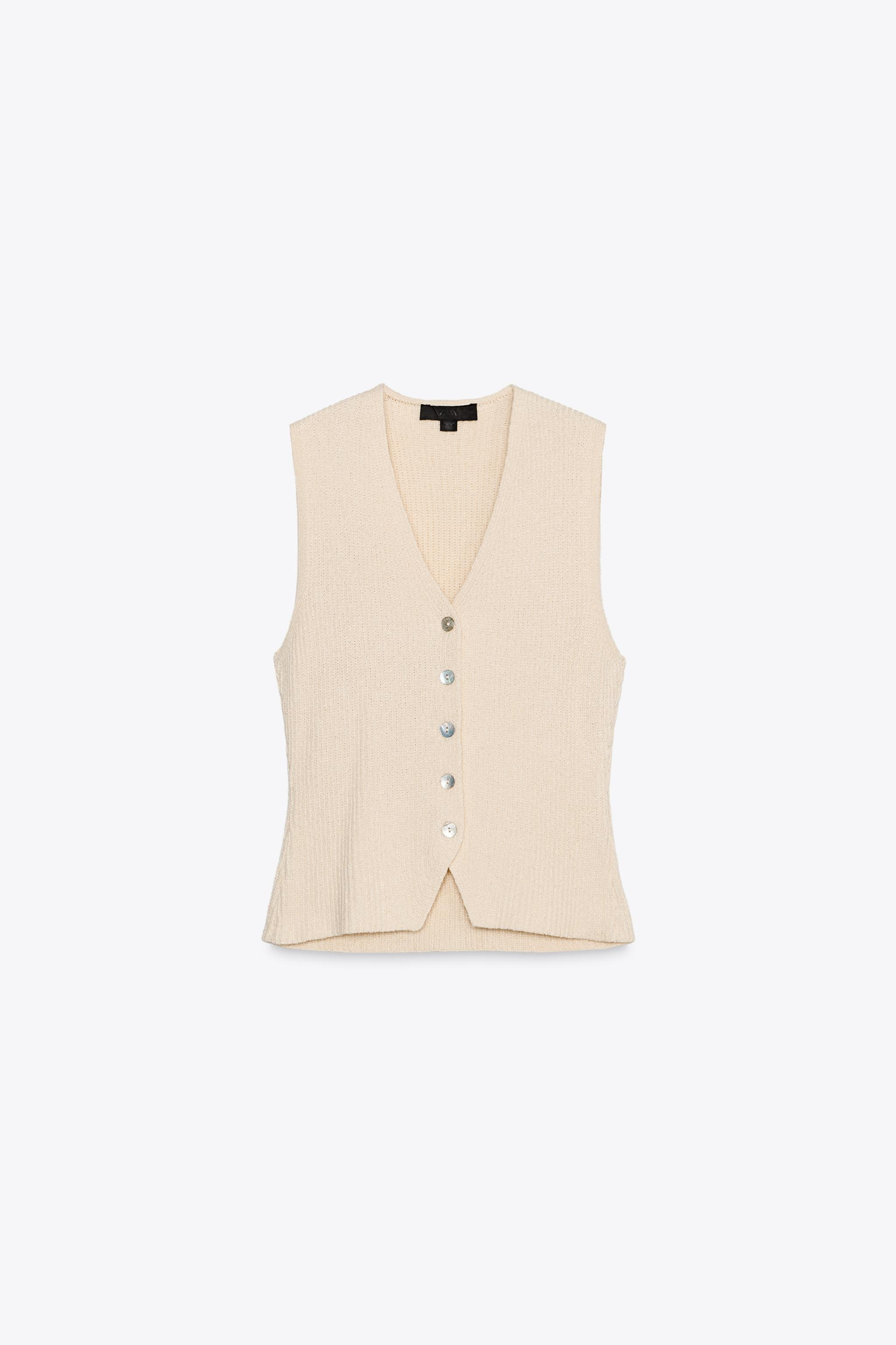 KNIT VEST TOP | Zara US