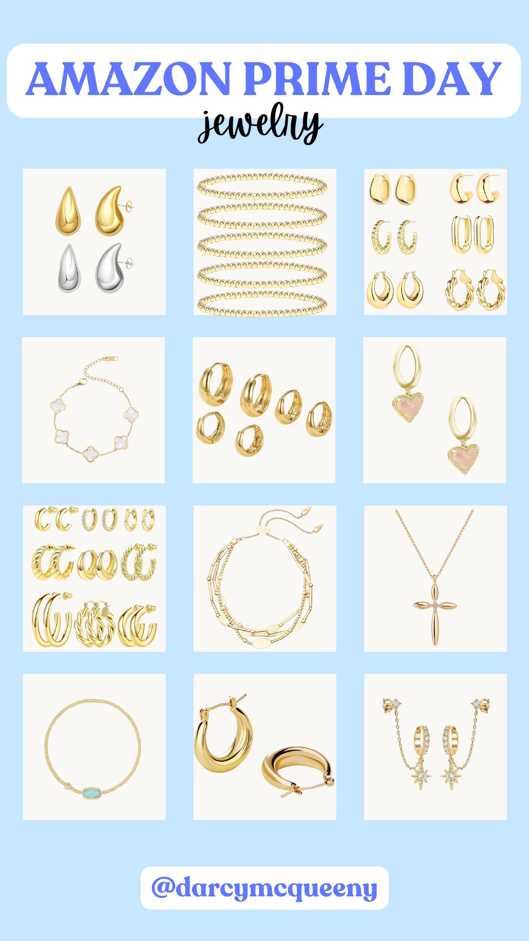 Some of my Amazon Prime Day jewelry faves! 😍✨

#LTKStyleTip #LTKFindsUnder100 #LTKSaleAlert