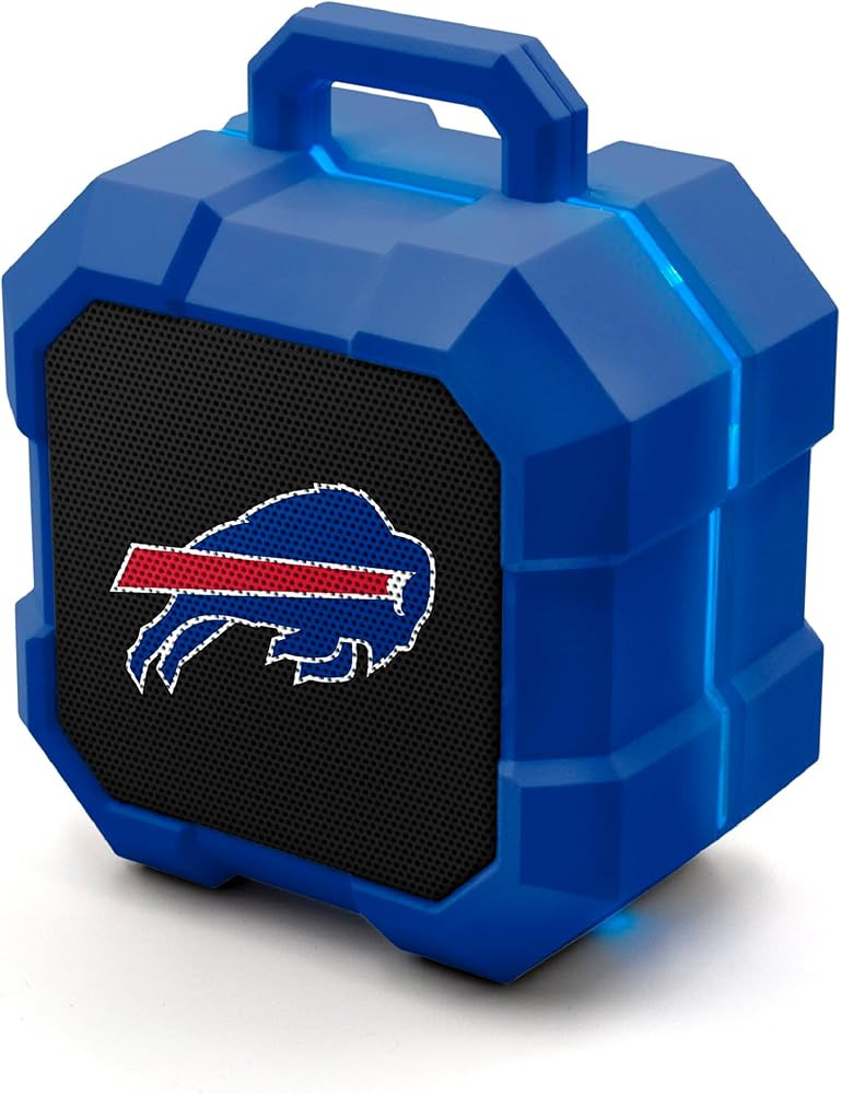 SOAR NFL Shockbox LED Wireless Bluetooth Speaker - Water Resistant IPX4, 5.0 Bluetooth with Over ... | Amazon (US)