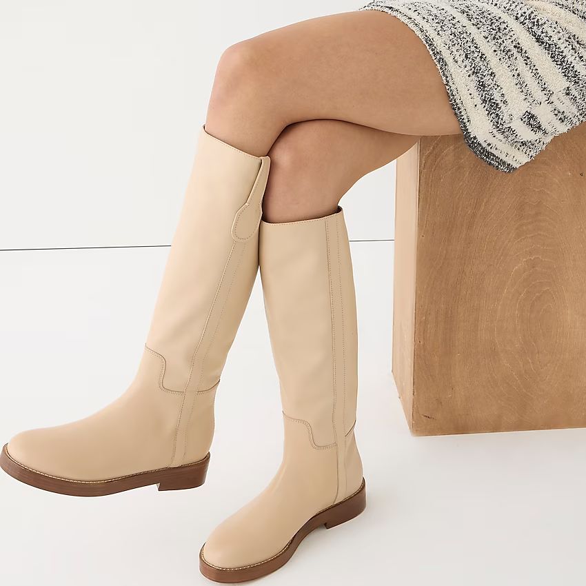 Berkeley riding boots in leather | J.Crew US