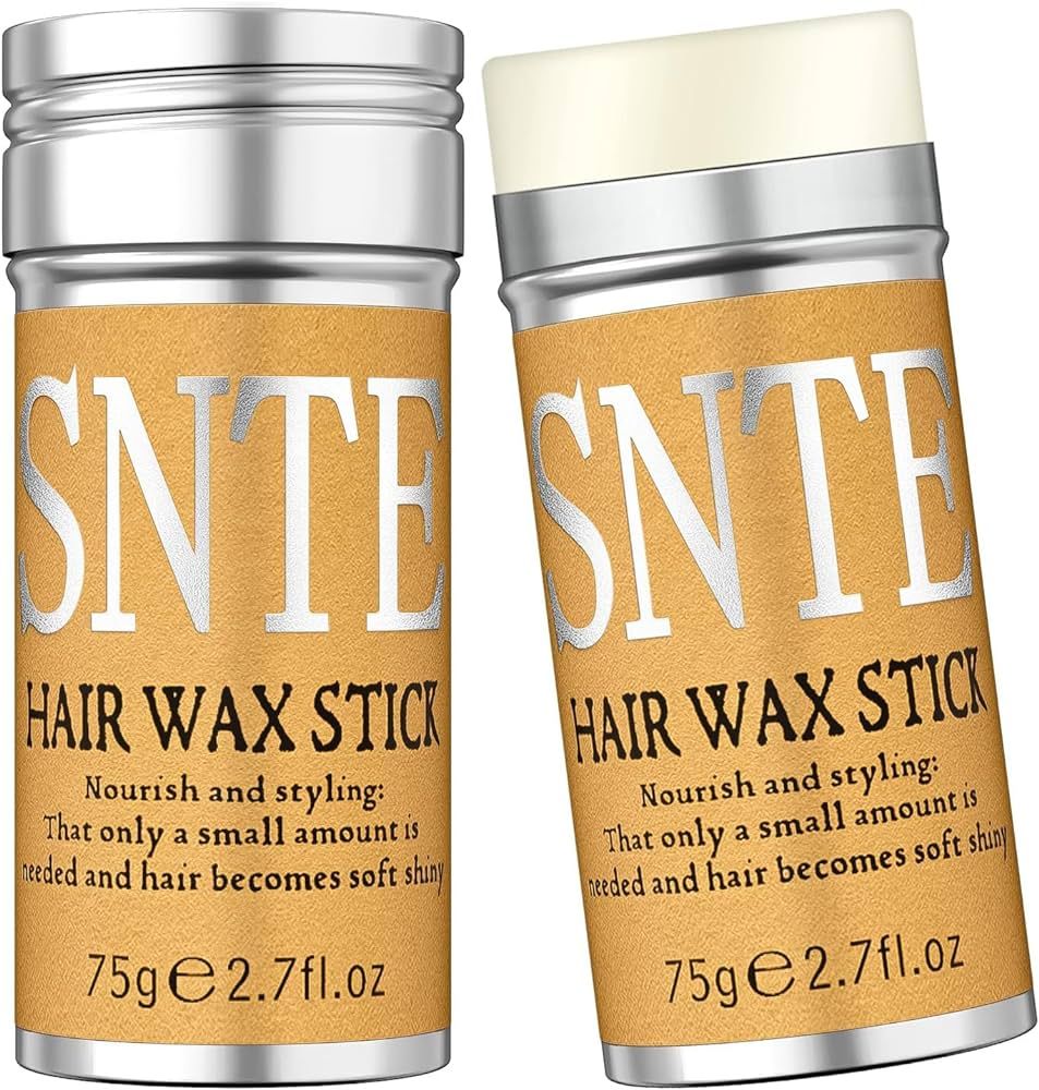 Hair Wax Stick, 2PCS-Wax Stick For Hair Slick Stick, Hair Wax Stick for Flyaways Wax Hair Stick E... | Amazon (US)