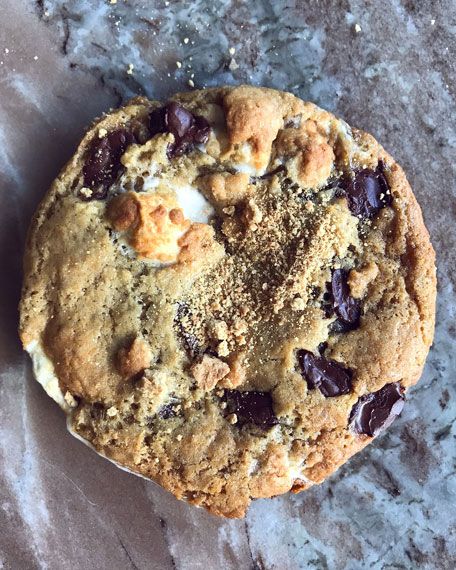 The Naughty Cookie Vegan Ooey Gooey S'mores Cookies, 8-Pack | Neiman Marcus