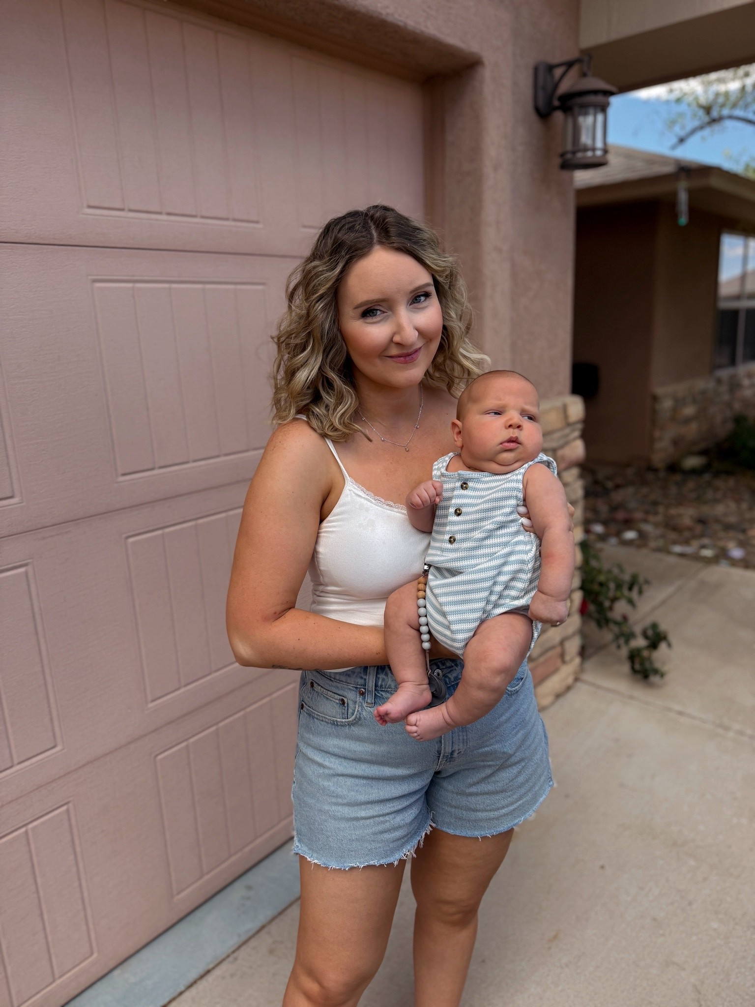 Shorts - I sized up 2 since I’m only 8 weeks postpartum and they fit perfect ♥️ I looooove these shorts!
Tank - I followed their size chart and I’m a 34DD wearing a medium








Abercrombie 90s cami striped, Abercrombie built in bra cami, striped tank top women built in bra, Abercrombie A line denim shorts, mom friendly denim shorts longer back, modest denim shorts women, summer outfit Abercrombie, casual 90s outfit women, easy everyday summer outfit, postpartum friendly denim shorts, comfy denim shorts women, throw on summer outfit, Abercrombie basics outfit, striped summer tank women @abercrombie

#LTKxAbercrombie #LTKgrwm #LTKmomlife