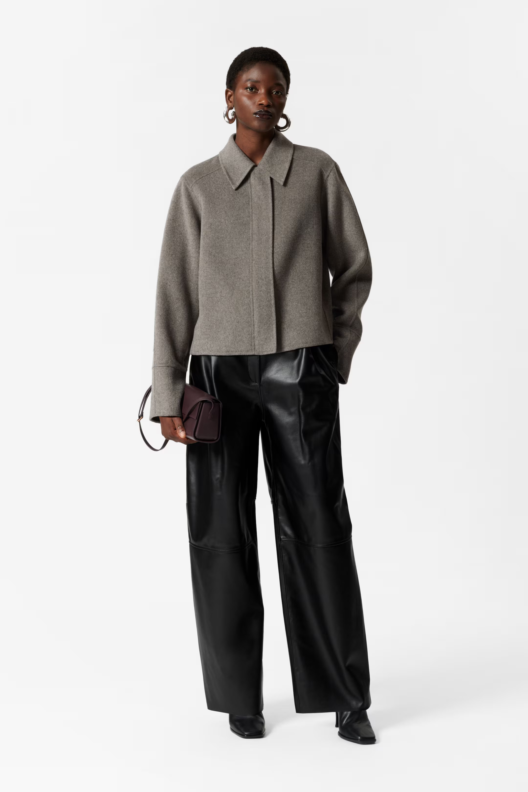 Collared Wool Jacket | H&M (UK, MY, IN, SG, PH, TW, HK)