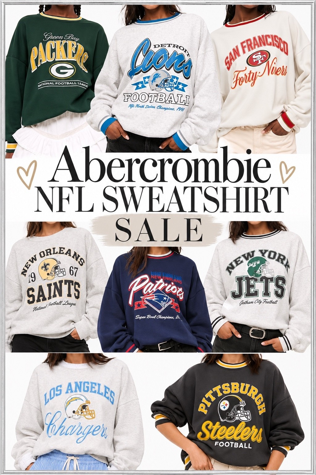 NFL sweatshirt sale