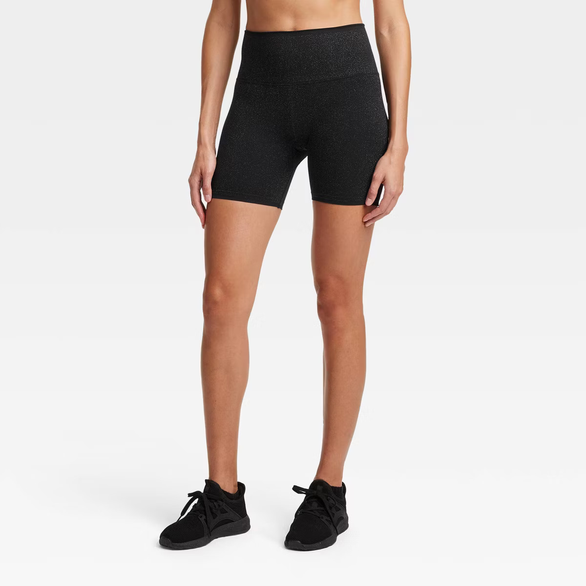 Women's Lurex Seamless High-Rise Bike Shorts 6" - All In Motion™ | Target