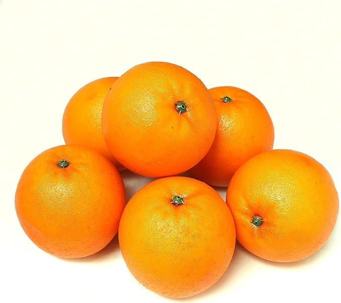 ALEKO Artificial Fake Fruit Decor (Lot of 6, Oranges) | Amazon (US)