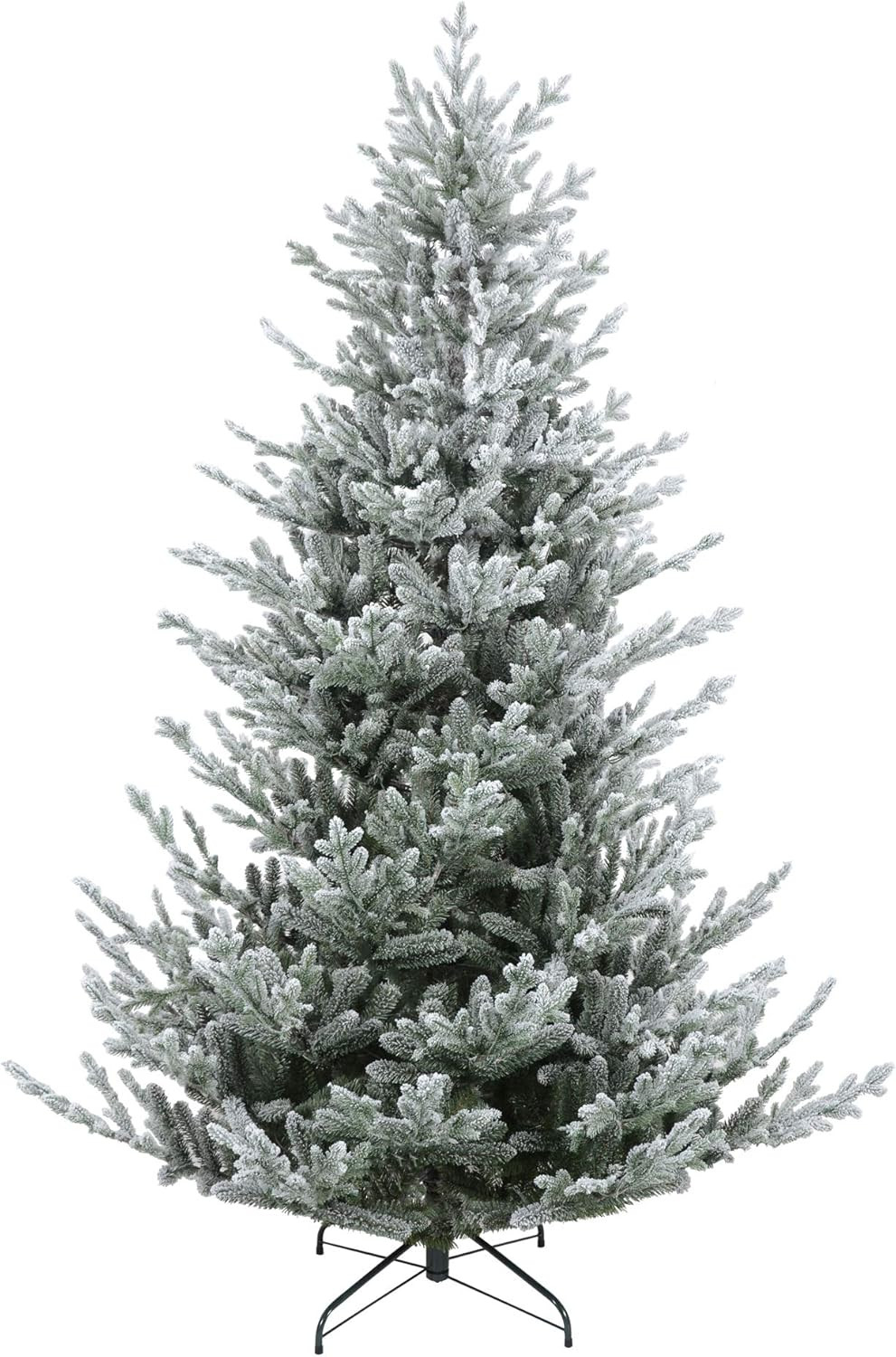 Northlight 7.5' Flocked Little River Fir Artificial Christmas Tree - Unlit | Amazon (US)