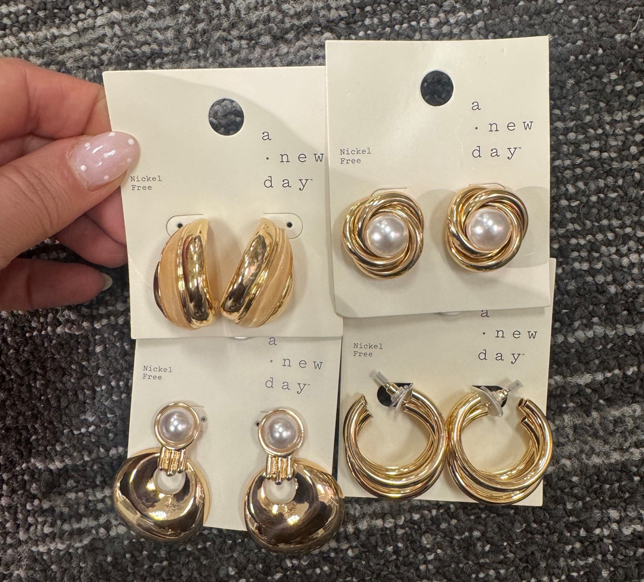 Cute new earrings at Target 
All such a pretty gold !

#LTKWorkwear #LTKgrwm #LTKOver40