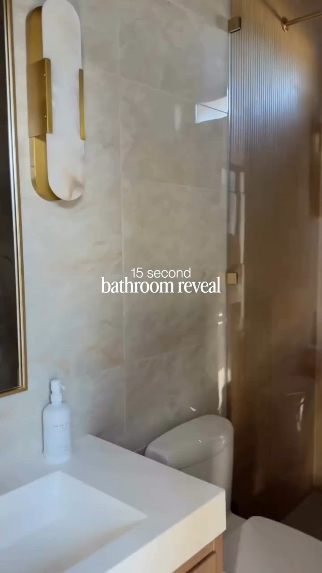 Okay, she’s finally done. We wanted this bathroom to feel calm and neutral with a touch of modern, kind of like a resort bathroom for everyday life. Every time I walk in, it just feels ahhh.

I can’t link the wall tiles, but they’re the Perla Venata Quartzite Polished Porcelain Tiles from Floor & Decor. The Moen fixtures were a little tricky to match, but after a few too many orders, I finally found pieces that complement each other perfectly. You’re welcome. 😂

https://liketk.it/5rO6P

#LTKHome #LTKSaleAlert