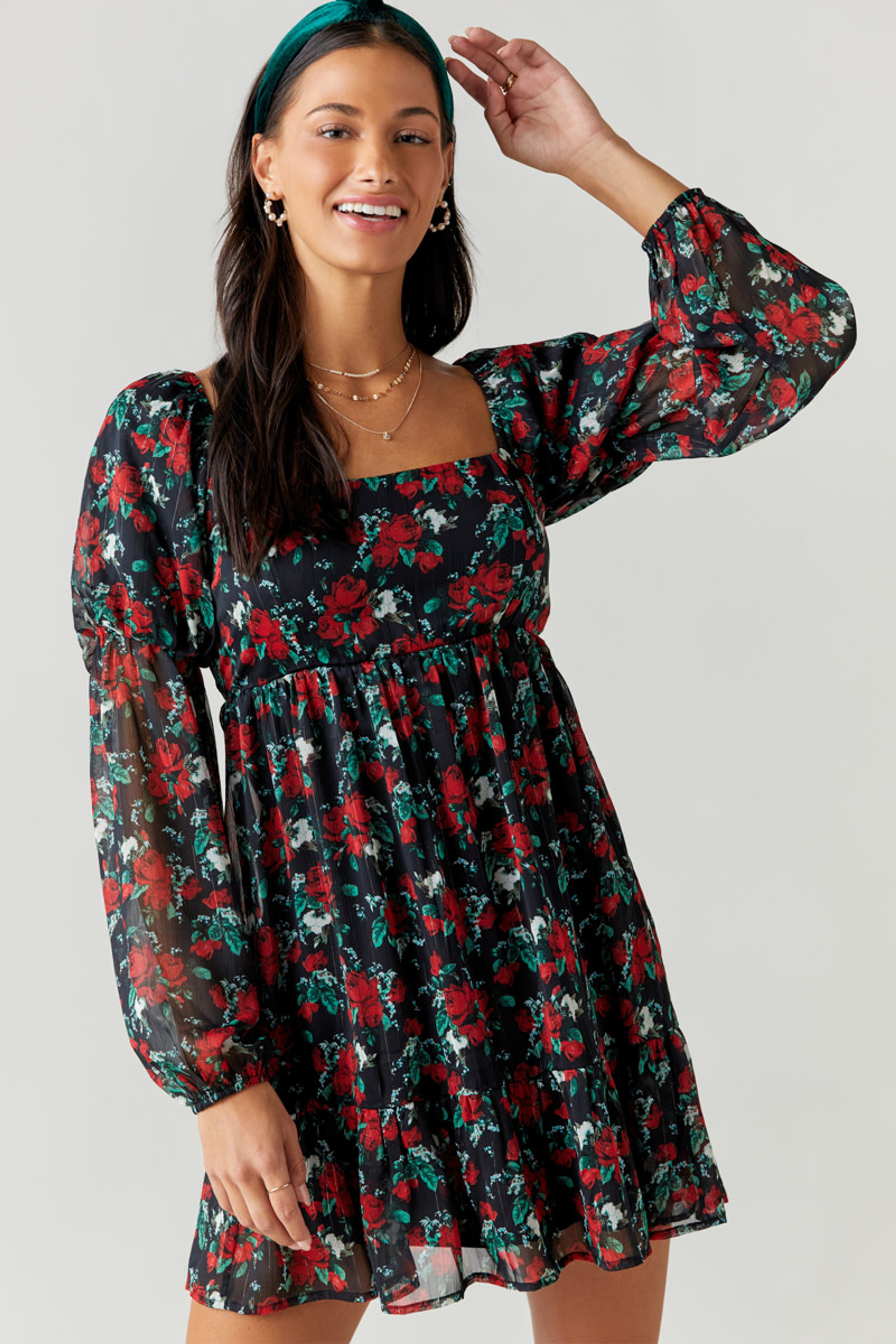 Patricia Floral Swing Dress | Francesca's
