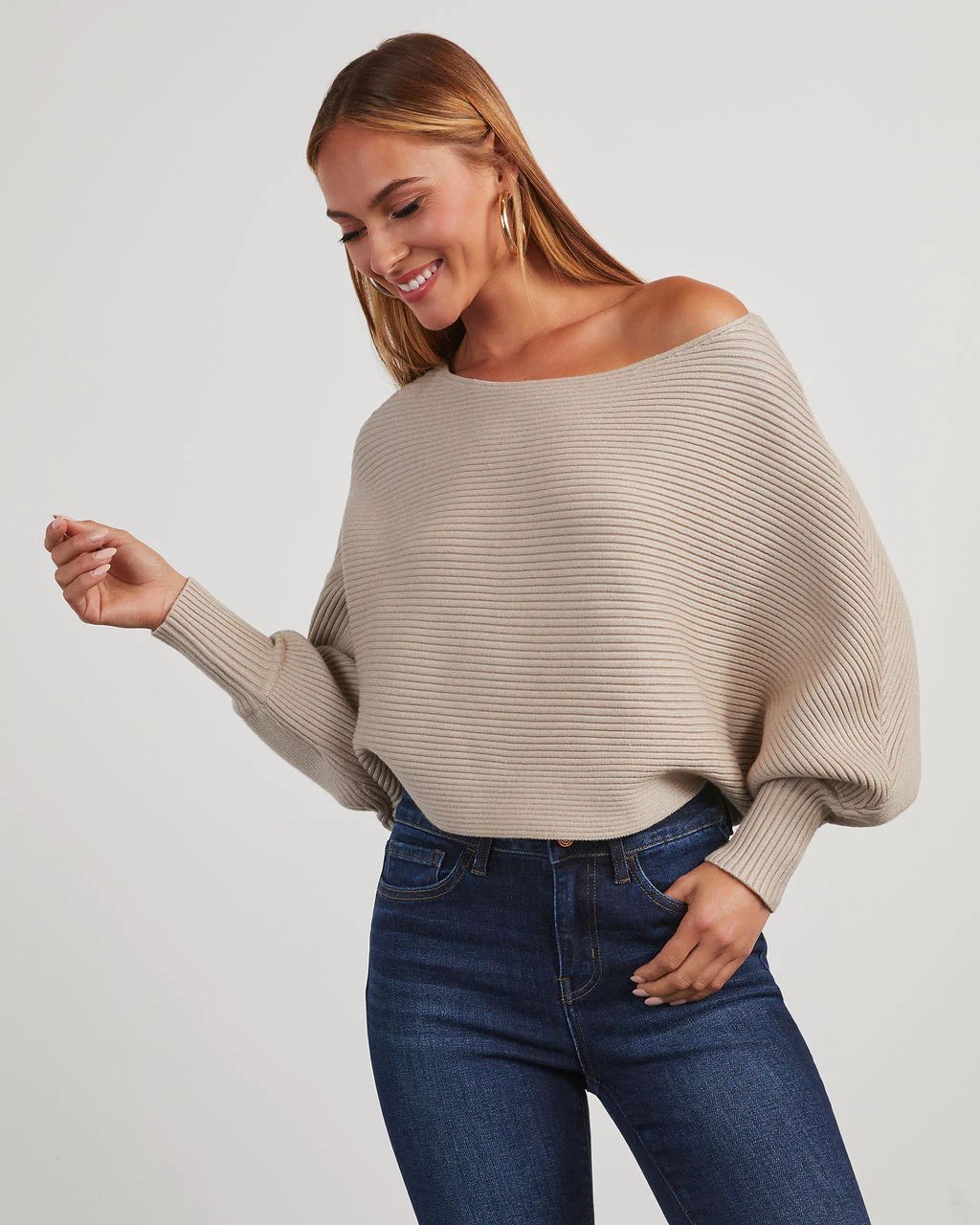 Normandie Knit Boat Neck Pullover Sweater | VICI Collection
