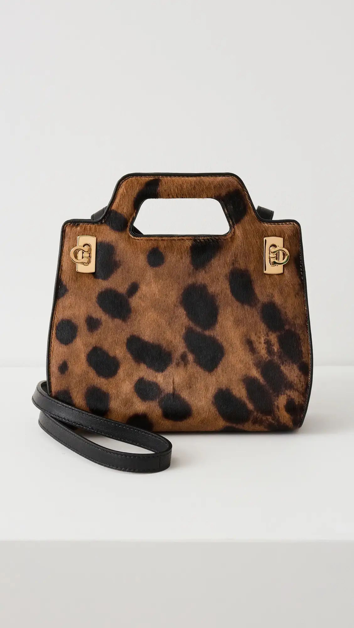 FERRAGAMO Wanda Pony Leopard Shoulder Bag | Shopbop | Shopbop