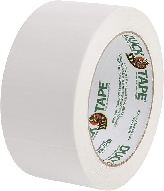 Duck 1265015 1.88" x 20 yd Winking Tape, 1.88 Inches x 20 Yards, White | Amazon (US)