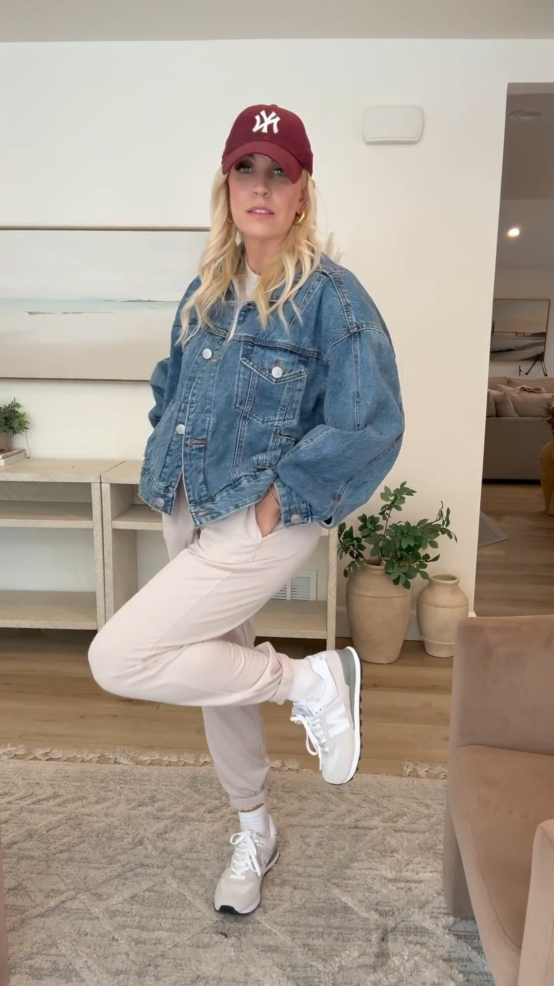 Here is the Walmart set styled with shoes, jacket and a hat! It’s so cute and so easy to wear and it’s back in stock!! 

#LTKStyleTip #LTKFindsUnder100 #LTKFindsUnder50