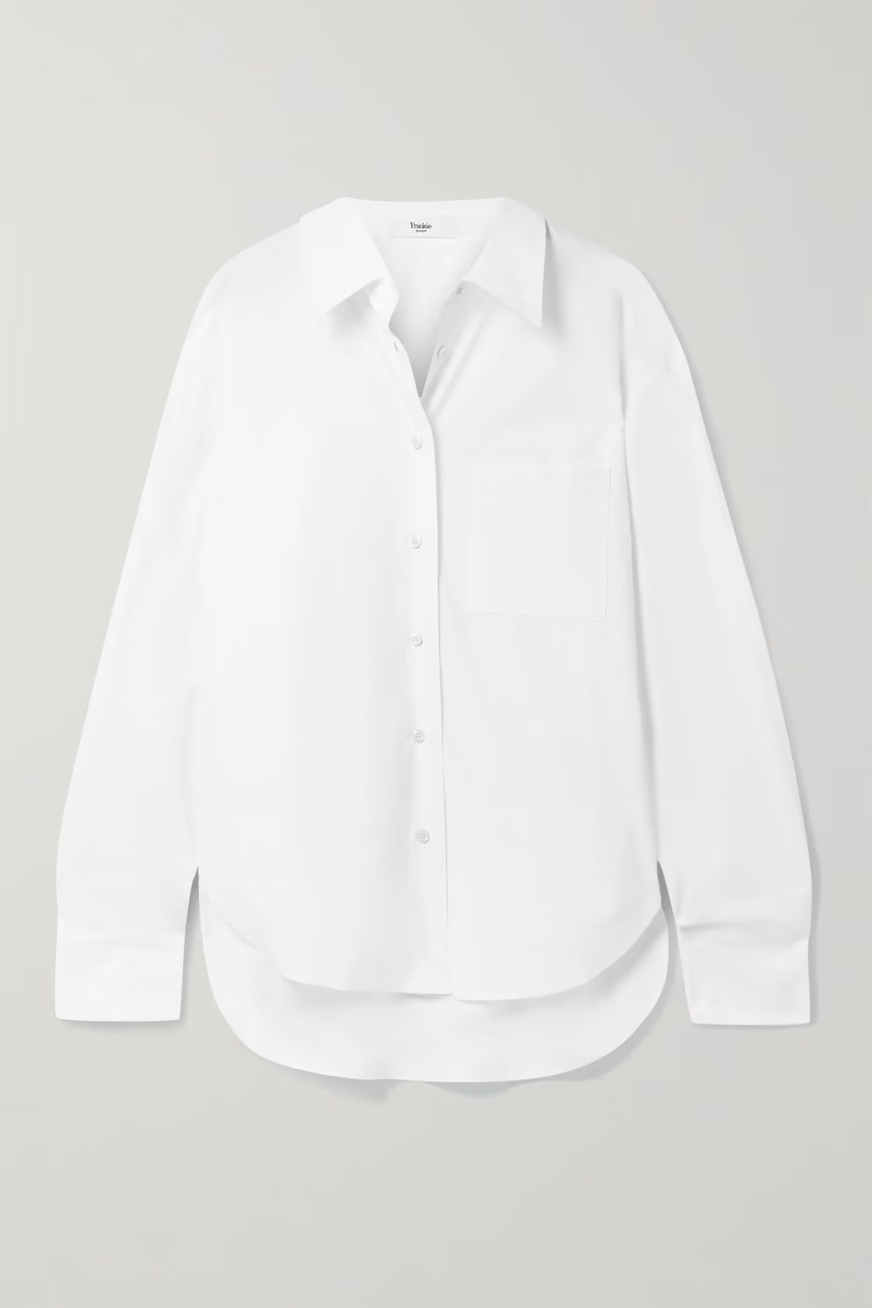 Frankie Shop - Lui Organic Cotton-poplin Shirt - White | NET-A-PORTER (US)