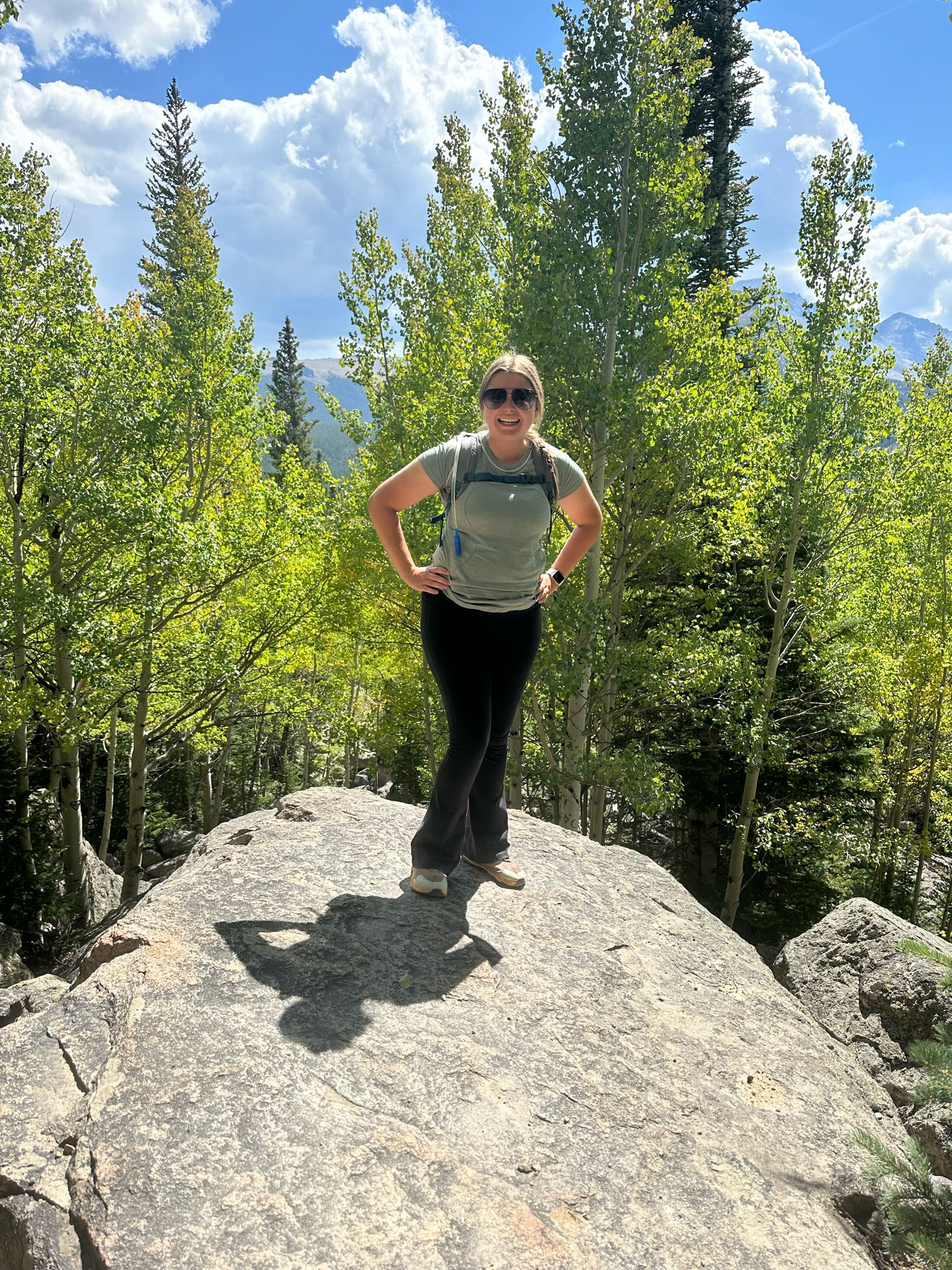 Hiking outfit for Rocky Mountain National Park ⛰️ 

#hiking #rockymountain #colorado#LTKFitness 

#LTKMidsize #LTKTravel