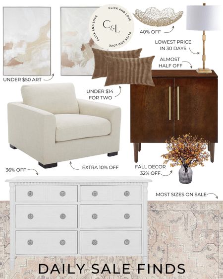 Home decor finds worth the click! Such great deals on these furniture pieces 👏🏼

Area rug, neutral rug, rug, dresser, accent chair, neutral home decor,  sideboard, storage cabinet, accent pillow, pillow covers, abstract art, lamp, lighting, faux stems, faux plant, fall florals, budget friendly home decor, modern style, traditional style, Amazon, Amazon home, Amazon finds, Amazon must haves, Amazon sale, sale finds, sale alert, sale #amazon #amazonhome

#LTKsalealert #LTKstyletip #LTKhome