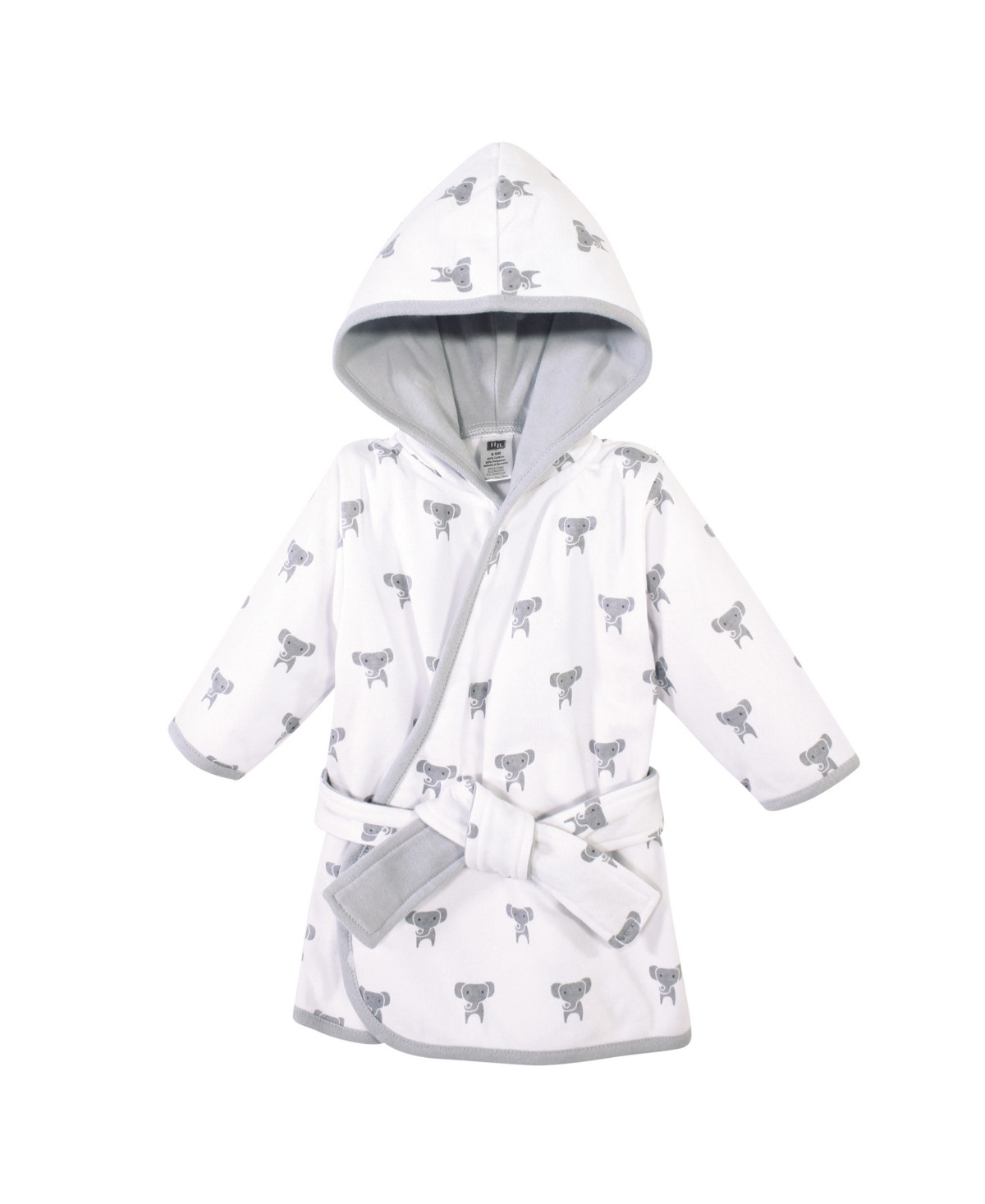 Hudson Baby Baby Boys Hudson Premium Cotton Comfort Robe - Modern elephant | Macy's
