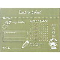 Back To School Activity Placemats 12Ct | End Of Summer Party First Day Classroom Games | Etsy (US)