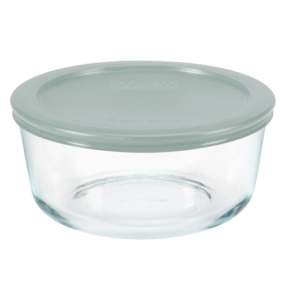 Pyrex 4pc 4c Round Glass Food Storage Container Set Lavender | Target