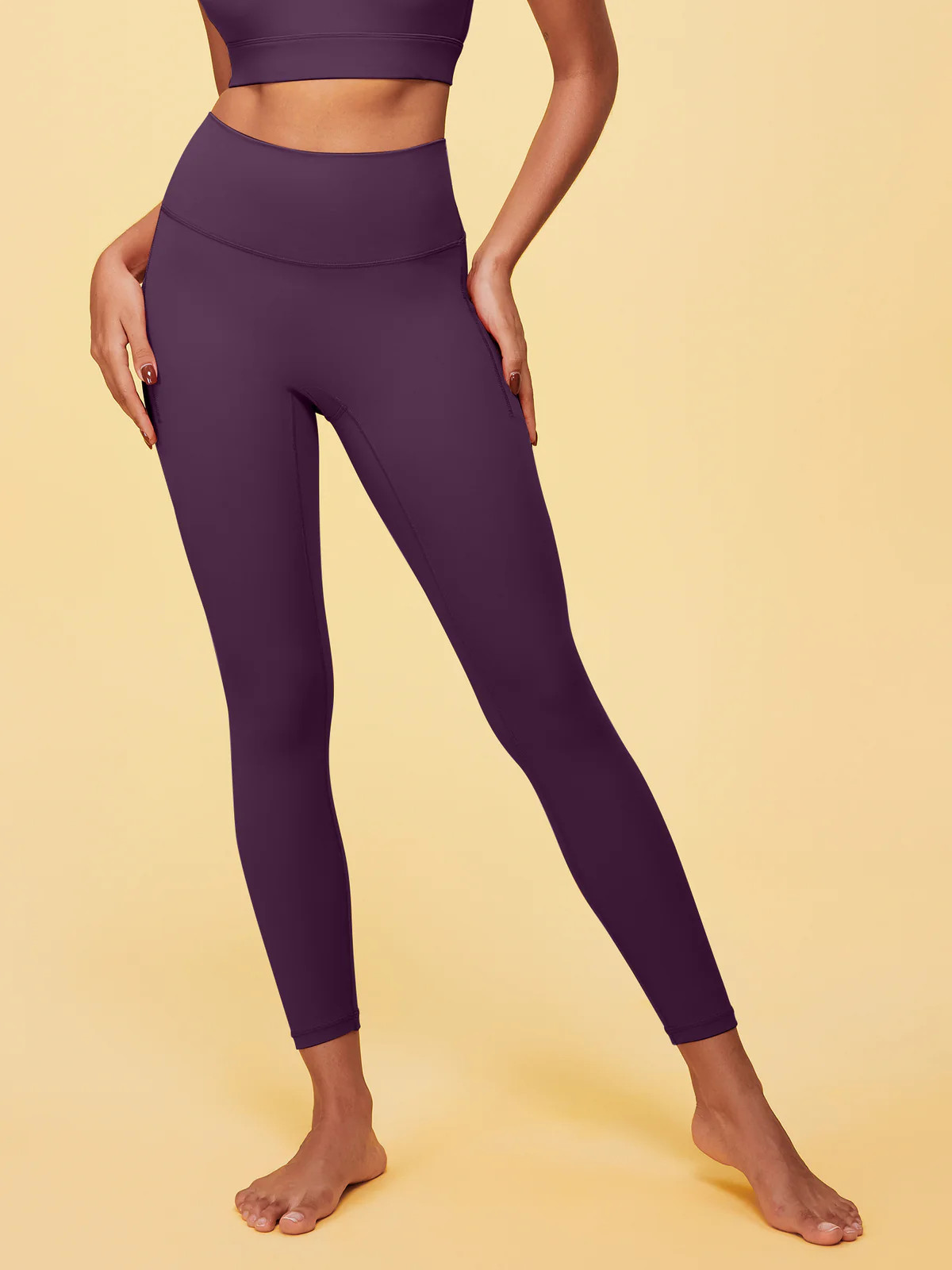 IUGA ButterLab® No Front Seam Leggings With Pockets | IUGA