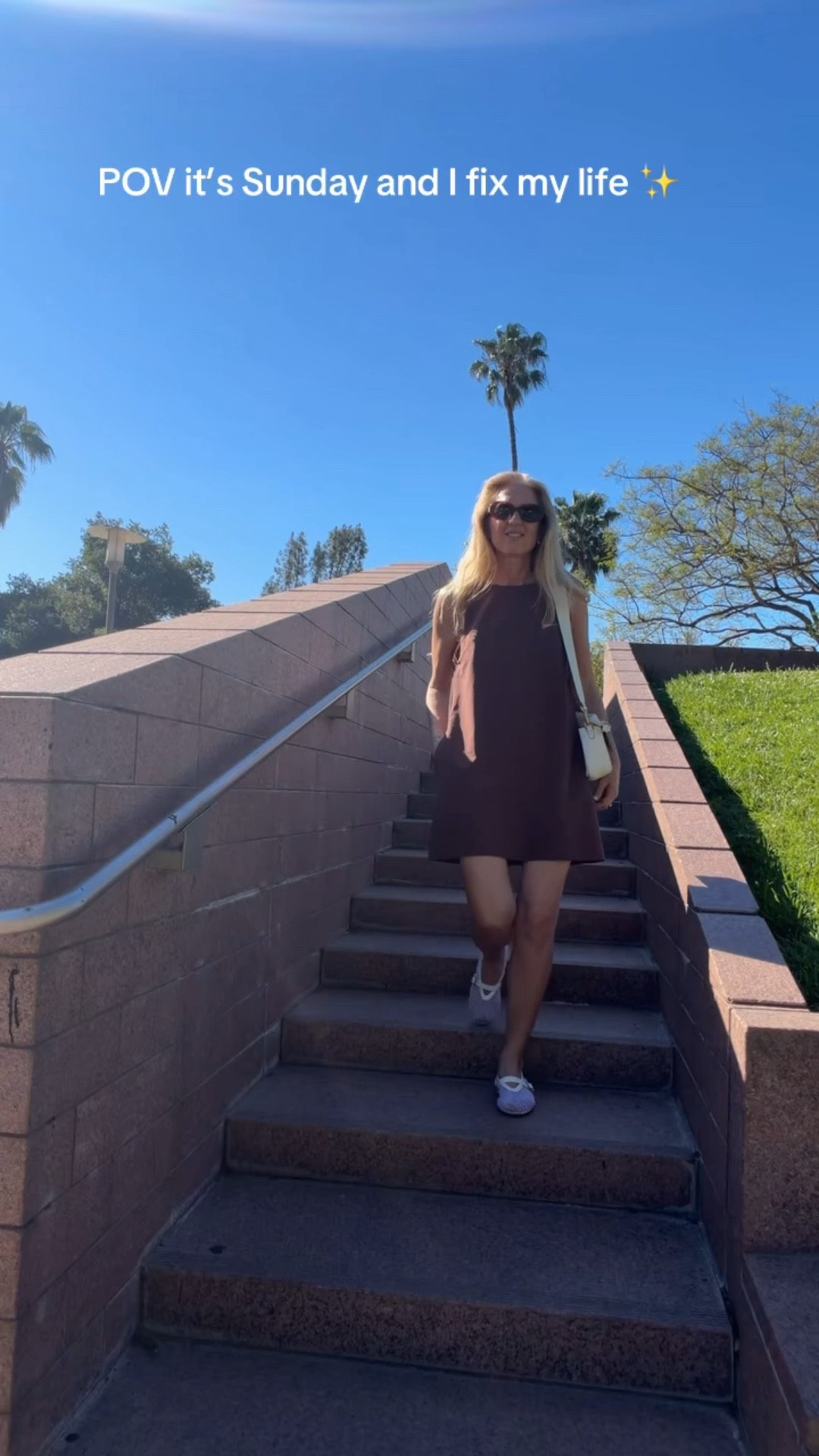 Fresh hair 🫧 clean brows 🪞 little culture 🖼️🦖 

I’m wearing this must-have @amazon dress🤎

#LTKdayinmylife #LTKgrwm #LTKootd