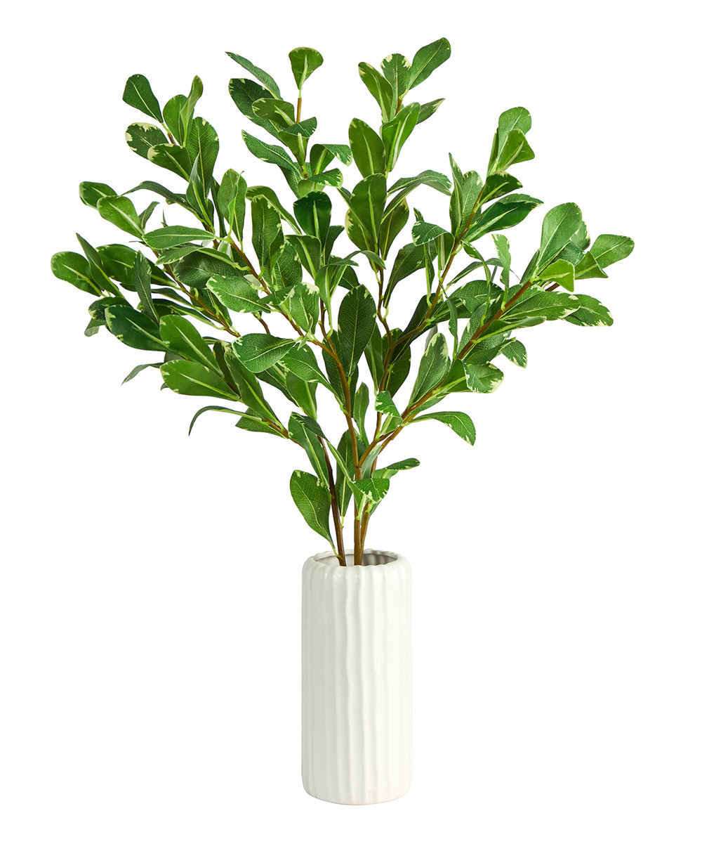 Nearly Natural Faux Plants Green - Green Salal Plant Arrangement | Zulily