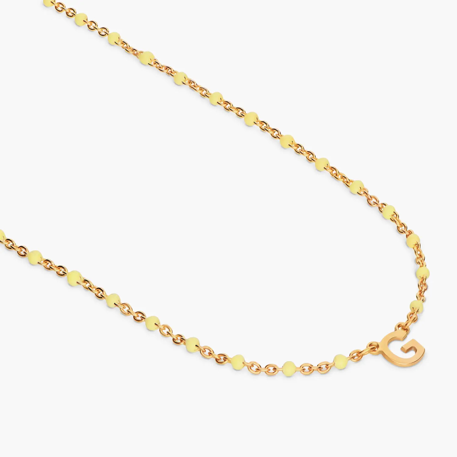 Soltale Butter Inez Initial Necklace - Gold Vermeil | Oak & Luna (US)