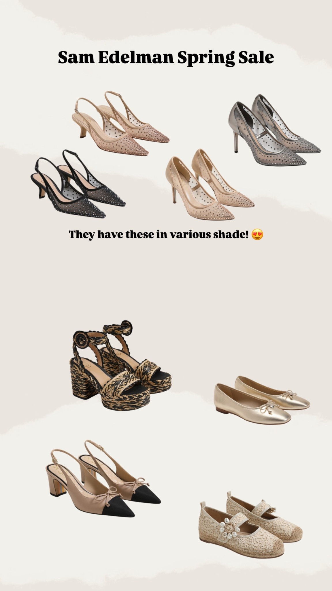 Sam Edelman Spring Sale!
use code SPRINGISHERE