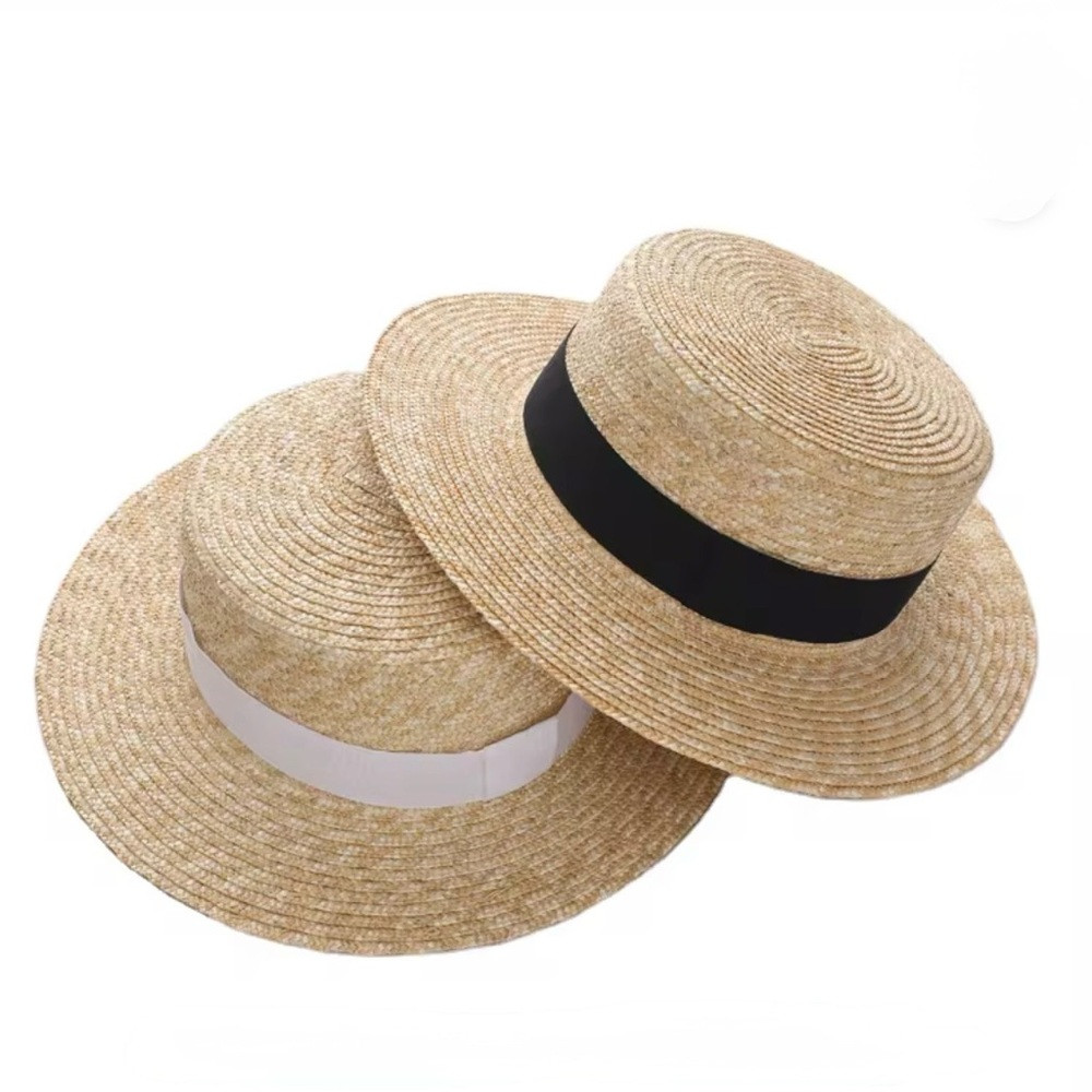 Woman wide brim straw boater hat | Poshmark