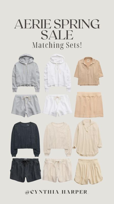 Aerie spring sale matching sets! 