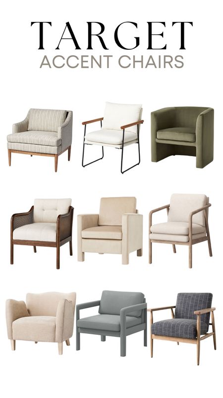 Target accent chairs 

#LTKstyletip #LTKhome #LTKSeasonal