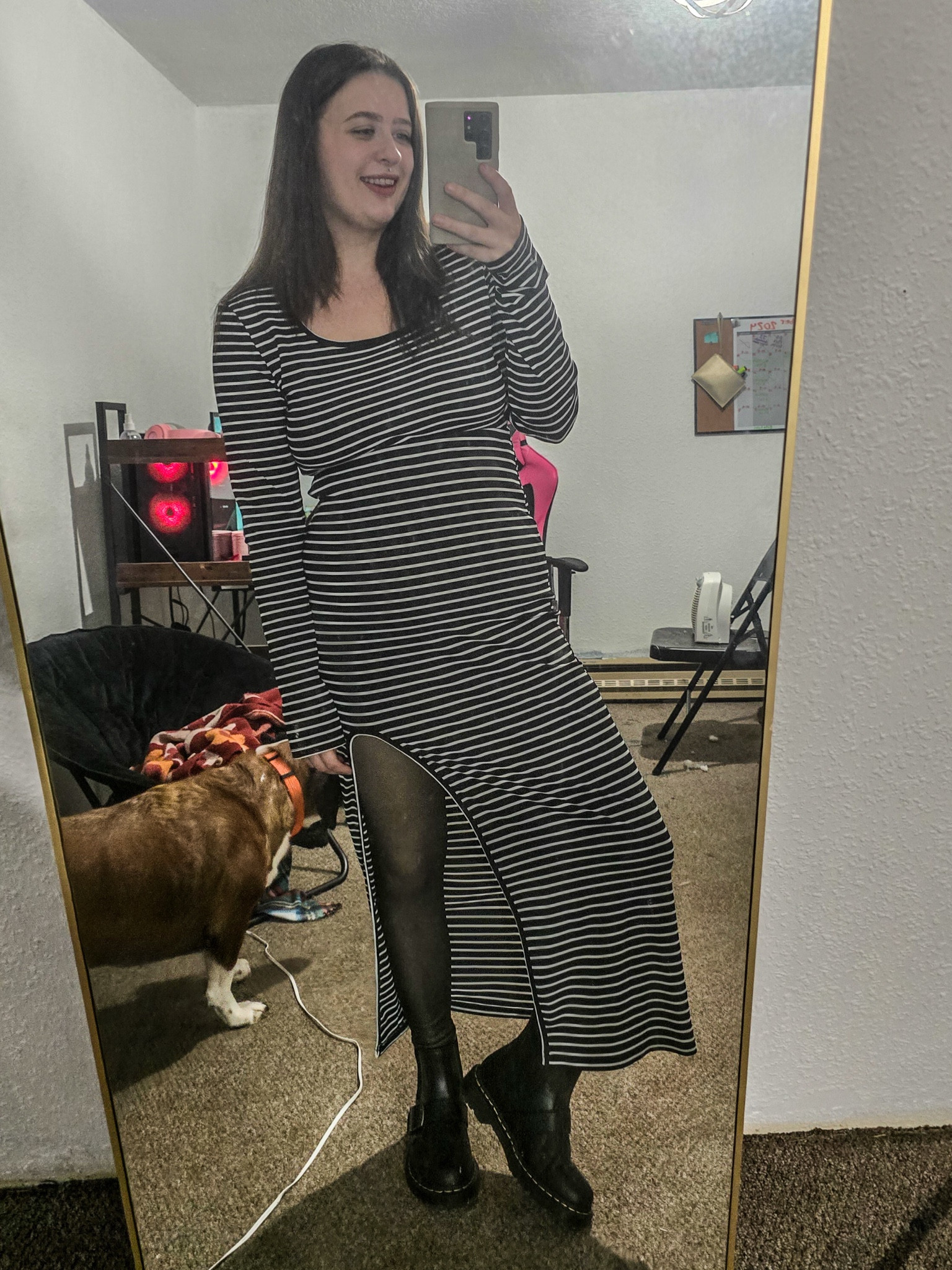 This cute cozy trendy black and white two piece set was the perfect date night outfit coupled with my fleece lined leggings and my Doc Martens. 
New Year’s Eve outfit 
NYE outfit inspo


#LTKFindsUnder50 #LTKStyleTip #LTKSeasonal

#LTKSeasonal #LTKFindsUnder50 #LTKHoliday