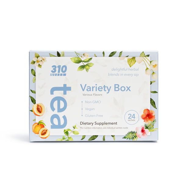 310 Tea Variety Box - 24 Servings | 310 Nutrition