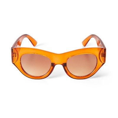 Women&#39;s Round Cateye Sunglasses - Victor Glemaud x Target Orange | Target