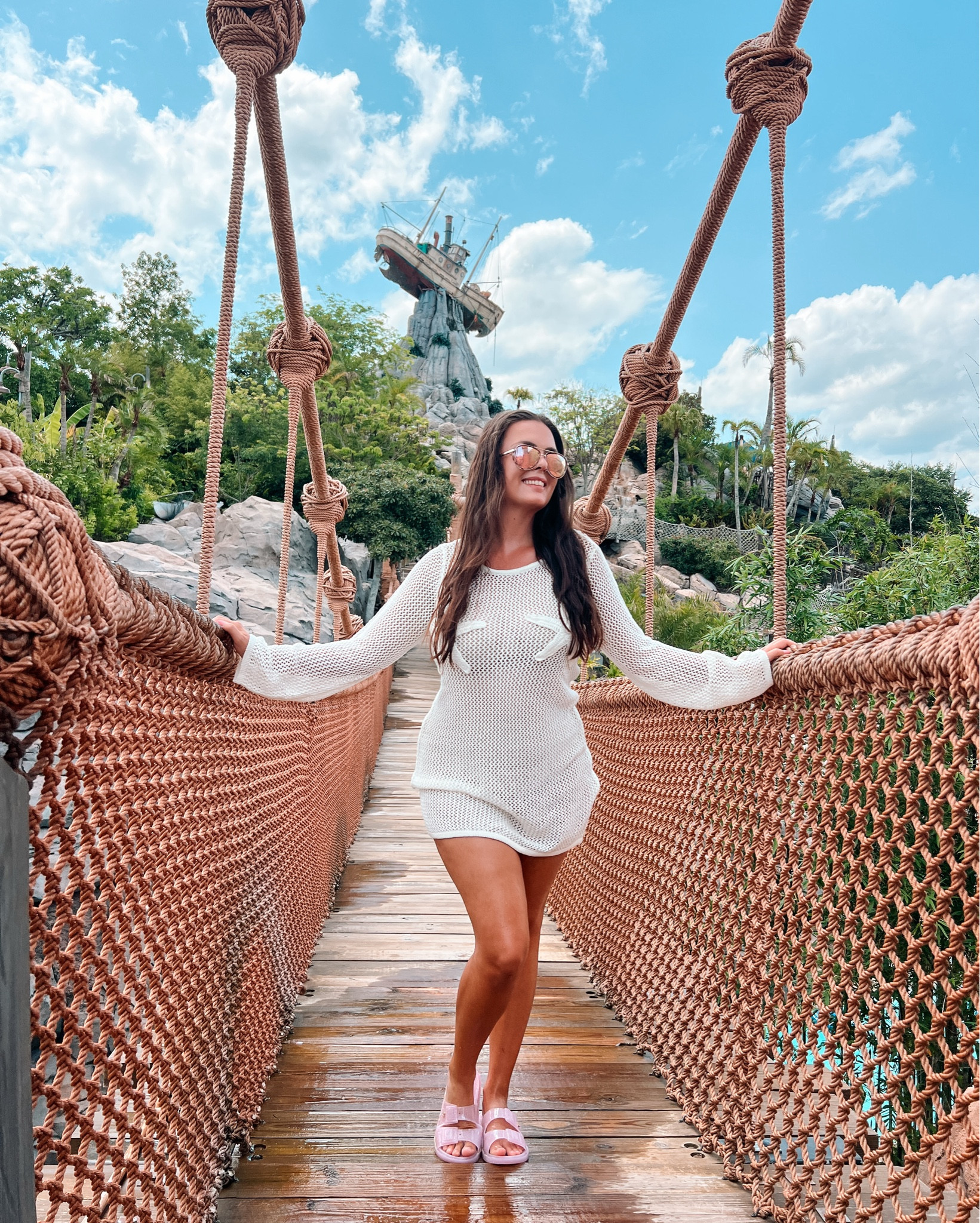 busy playing mermaids 🧜🏼‍♀️ 

Disney’s Typhoon Lagoon Mermaid Swim Beach Cover Up

Sunglasses: Amazon 
Coverup: Lulus
Swimsuit: Old Navy
Jelly Sandals: Stoney Clover Lane

#LTKMidsize #LTKSummerEdit #LTKFindsUnder100