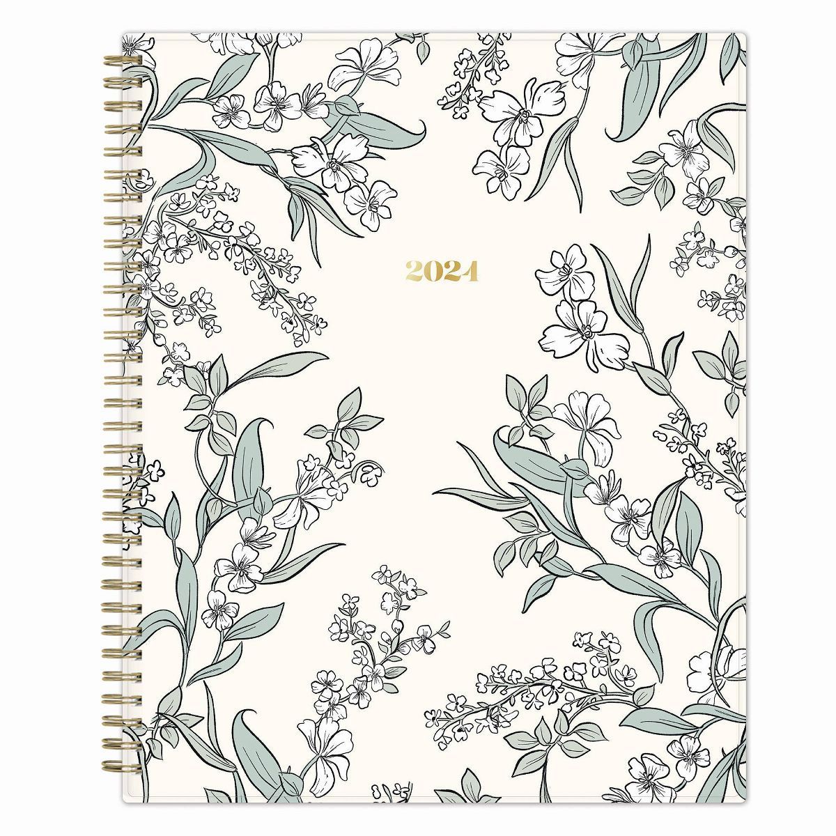 Blue Sky 2024 Everygirl Planner Weekly/Monthly 11"x8.5" Tuberose Clear PET Wirebound | Target