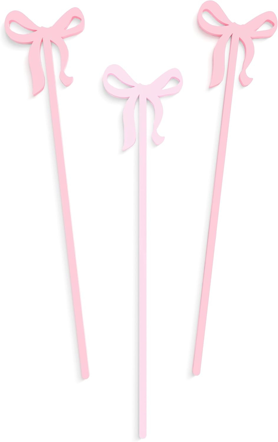 The Cotton & Canvas Co. Coquette Bow Acrylic Drink Stirrers, Cocktail Stick, Swizzle Stick, Girl'... | Amazon (US)