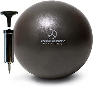 ProBody Pilates Ball Small Exercise Ball w/Pump, 9 Inch Bender Ball, Mini Soft Yoga Ball, Workout... | Amazon (US)