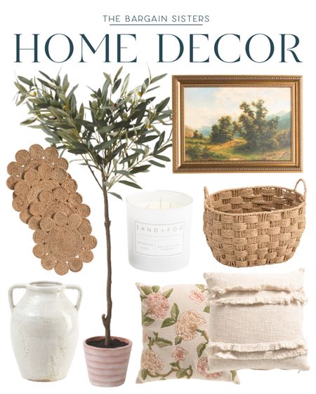 Home Decor Finds 

| TJ Maxx Home Decor | Neutral Home Finds | Woven Basket | Faux Olive Tree | Jute Placemats | Pillows | Wall Art | Affordable Home Finds 

#LTKfindsunder50 #LTKfindsunder100 #LTKhome