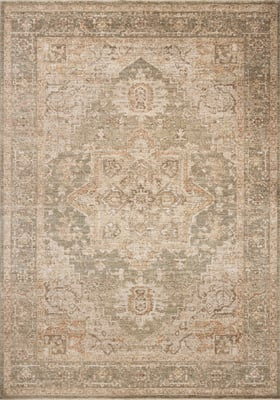 Palma PLM-08 Olive/Spice Area Rug | Rugs Direct
