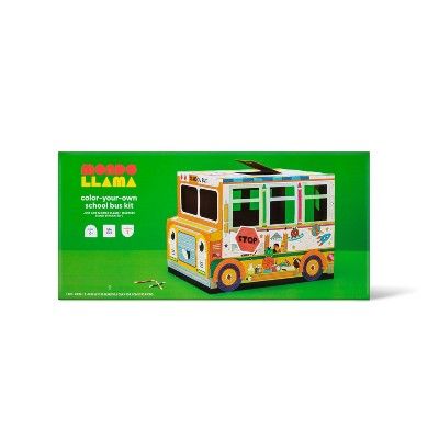 Color-Your-Own School Bus Kit - Mondo Llama™ | Target
