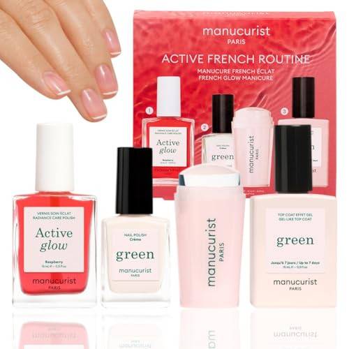 Manucurist French Manicure Set Active Glow Raspberry & Creme | Amazon (US)