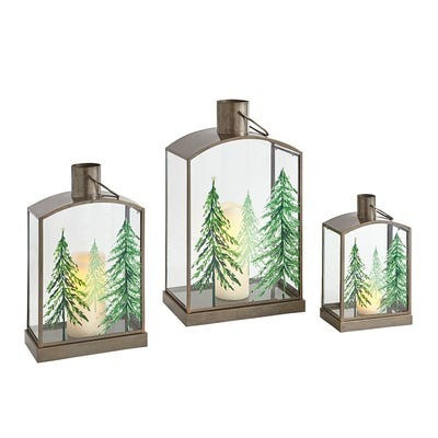 All Spruced Up Small Gold Metal Lantern | Pier 1 Imports