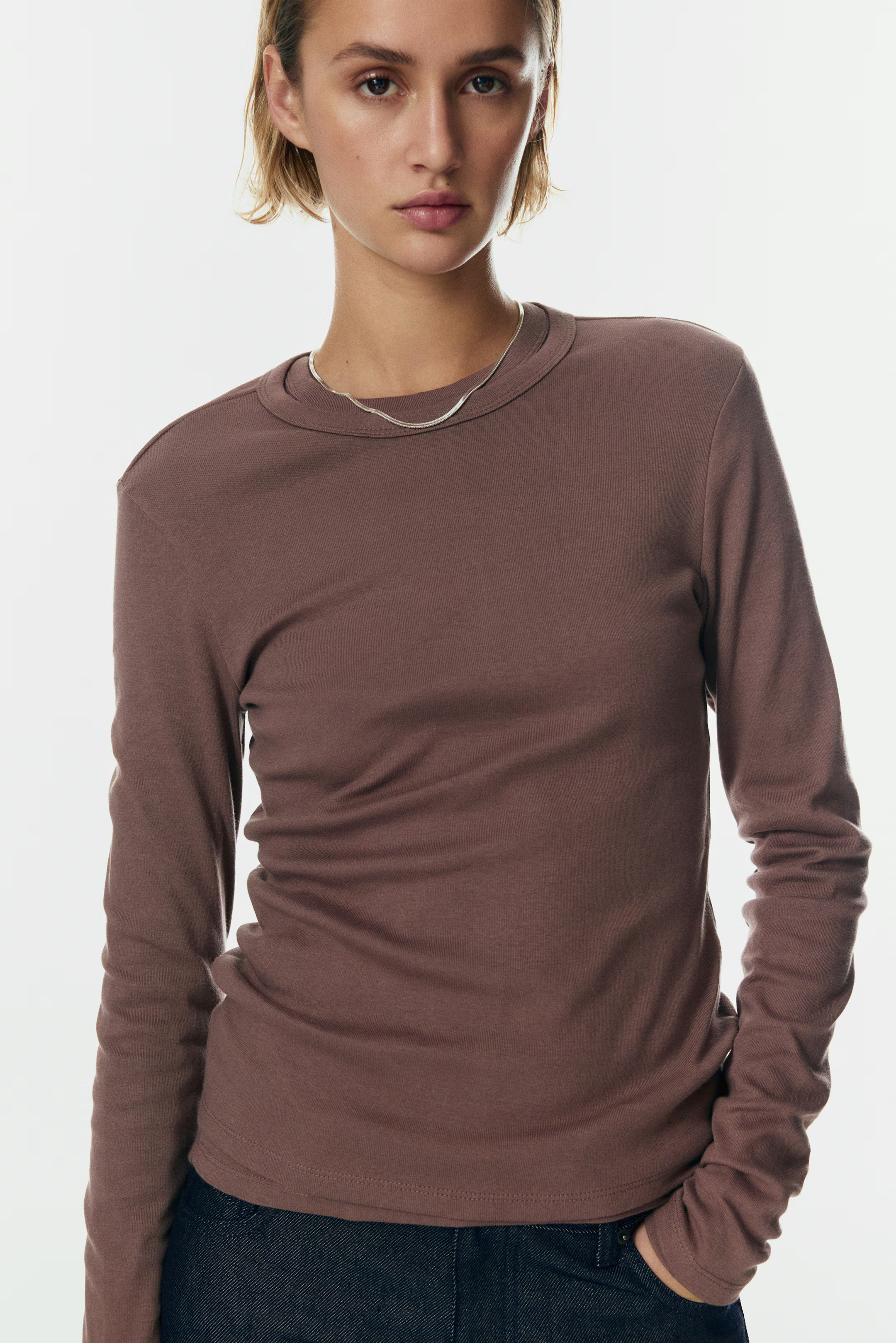 Long-sleeved Jersey Top | H&M (US + CA)